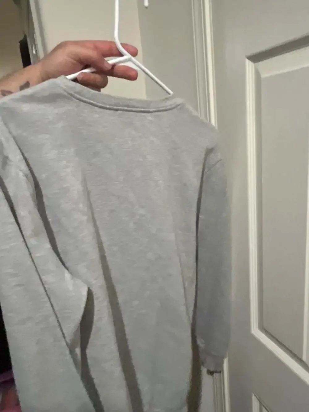 True Religion Buddha Logo Grey Crewneck Sweatshirt